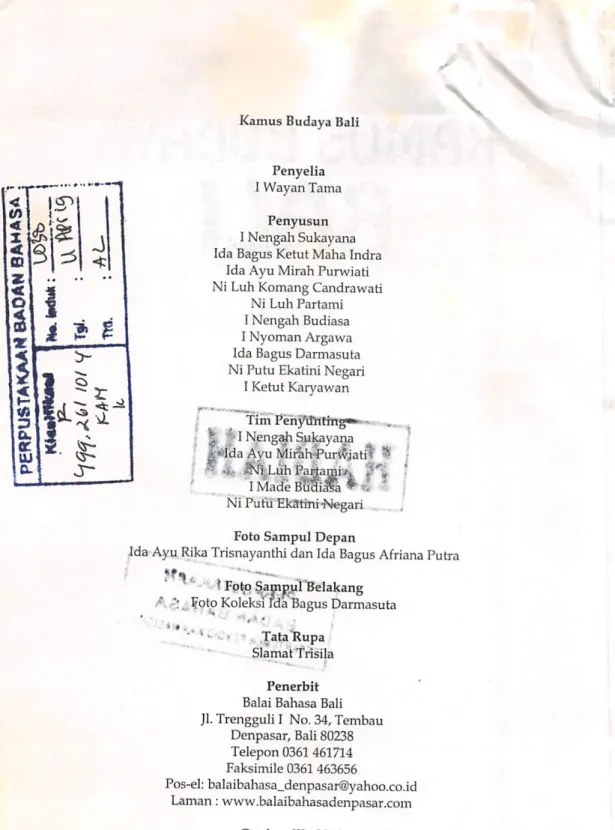 Foto Sampul Depan