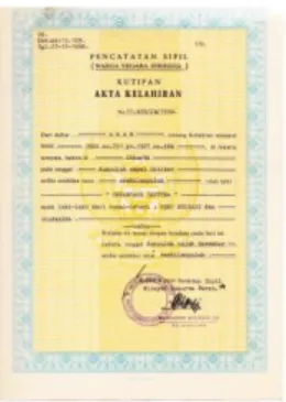 Gambar 1  Contoh Surat Berharga 