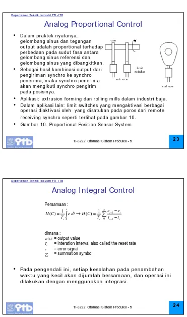 Gambar 10. Proportional Position Sensor System