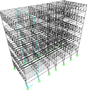 Gambar 6. 3D model gedung rusunawa Gunung Sari 