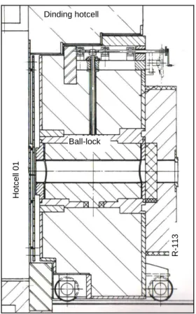 Gambar 1: Wall Plug Hotcell 01 (Tampak Samping) [2]