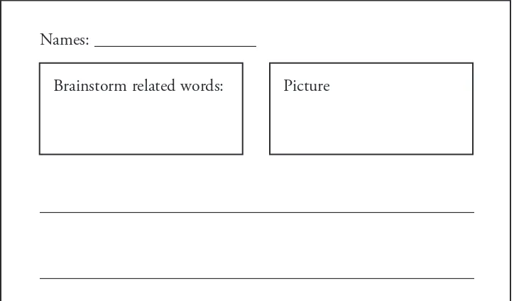 Figure 3. Writing Journal example