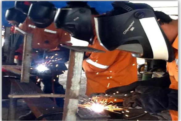 Gambar 1. 1 Las Busur Manual 