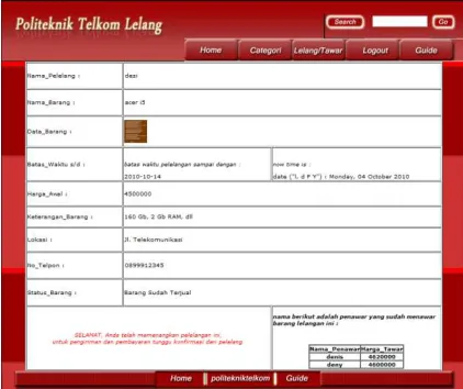 Gambar 3.4.8.6.2 Gambar Halaman Admin 