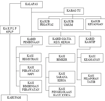 Gambar 4.1. Struktur Organisasi Lembaga Pemasyarakatan Klas I Medan 