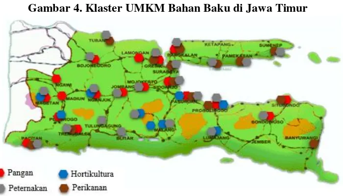Tabel 9. Location Quotient Industri Pengolahan di Jawa Timur Periode 2010-
