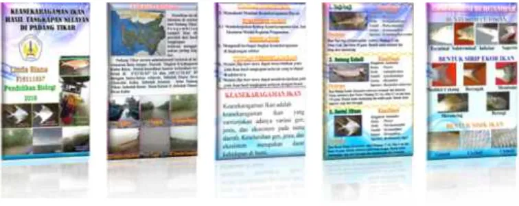 Gambar 1: Media Pembelajaran Flipchart Dari Hasil Inventarisasi Ikan