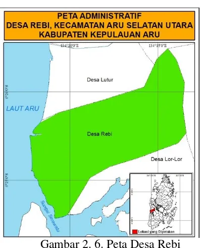 Gambar 2. 6. Peta Desa Rebi 