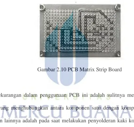 Gambar 2.10 PCB Matrix Strip Board 