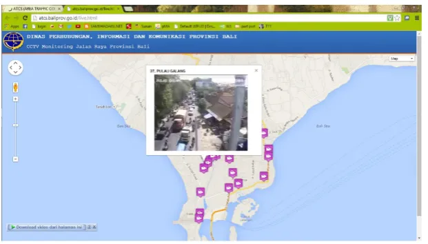 Gambar 4.2.7: Website ATCS Bali