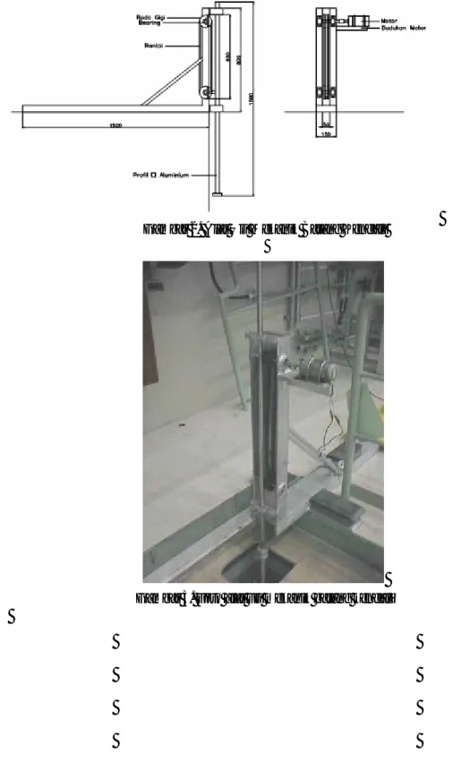 Gambar 3. Foto alat uji mekanik batang kendali