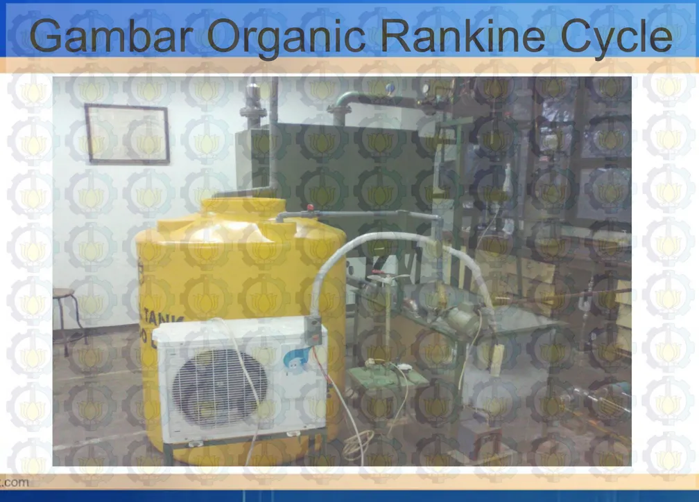 Gambar Organic Rankine Cycle