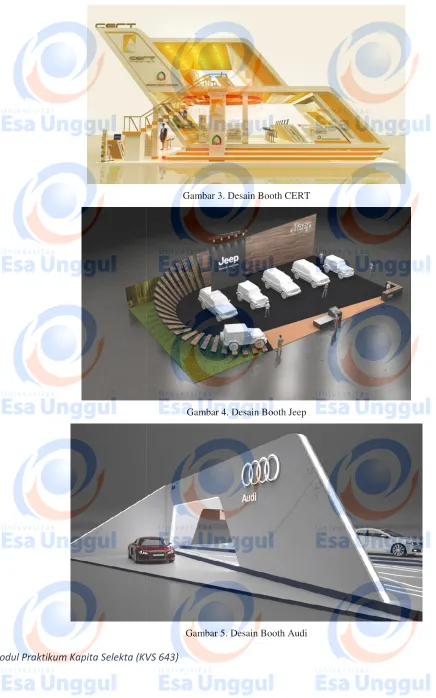 Gambar 3. Desain Booth CERT