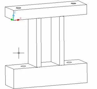 Gambar 3. 7 Bentuk load fixture element yang dirancang 