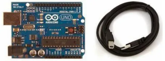 Gambar 2.5. Arduino dan Kabel USB 