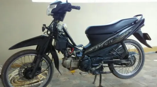 Gambar 8. Sepeda motor Yamaha Vega-ZR 2. Gelas ukur