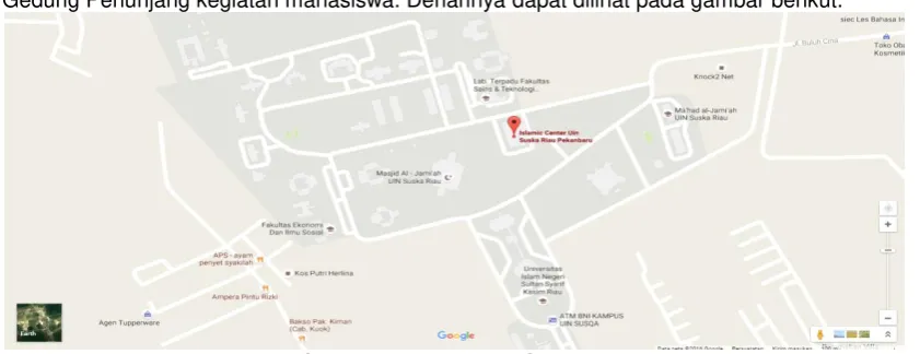 Gambar 1. Denah UIN Suska Riau 