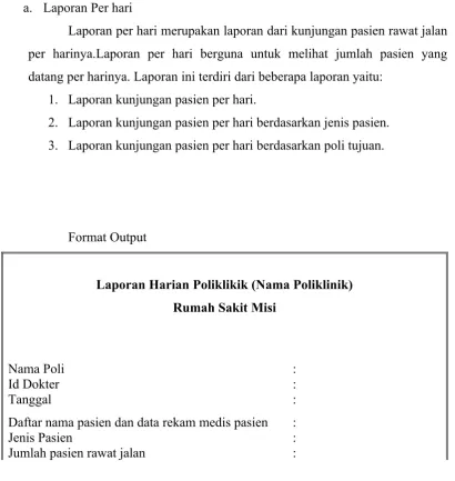 Gambar 3.3 Rancangan Output