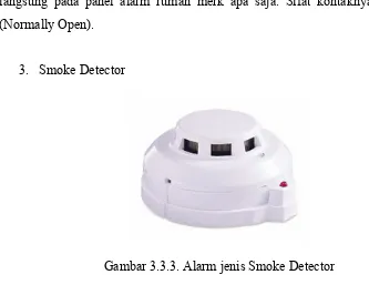 Gambar 3.3.3. Alarm jenis Smoke Detector