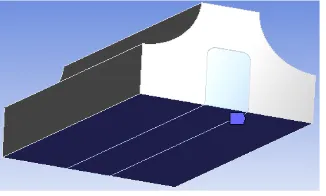 Gambar 3.3. MESH spesimen dalam 3-dimensi 