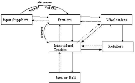 Figure 1a.  Supply chain for maize and peanuts 