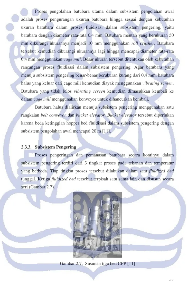 Gambar 2.7.  Susunan tiga bed CPP [11] 