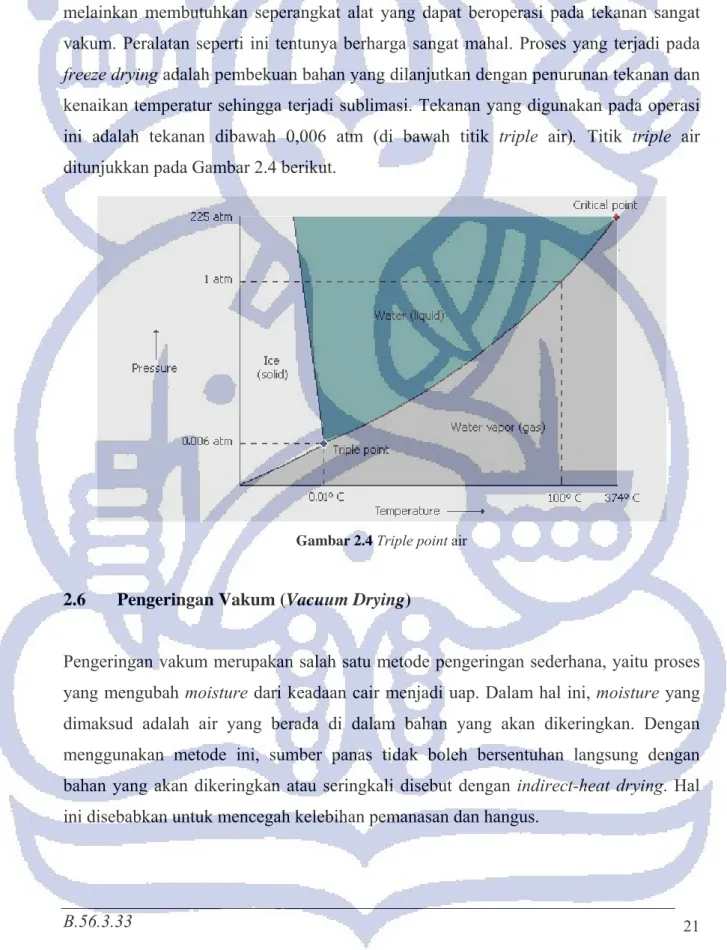 Gambar 2.4 Triple point air 
