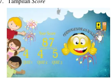 Gambar 5.9 Tampilan Score 