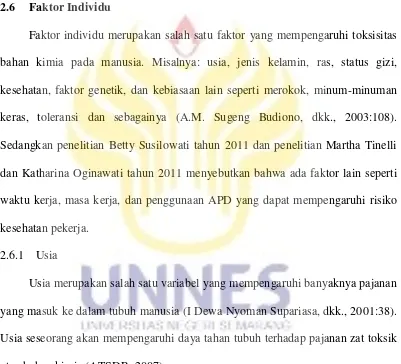 Tabel 2.2: Kategori Penggelompokan Usia 