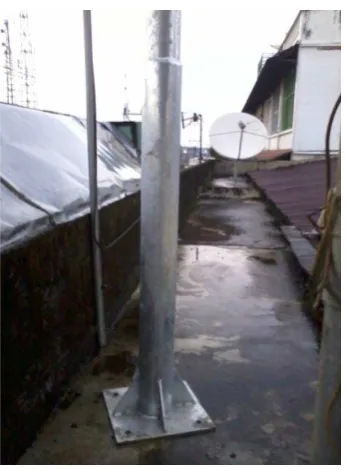 Gambar 3.2 Tiang Penyangga VSAT 