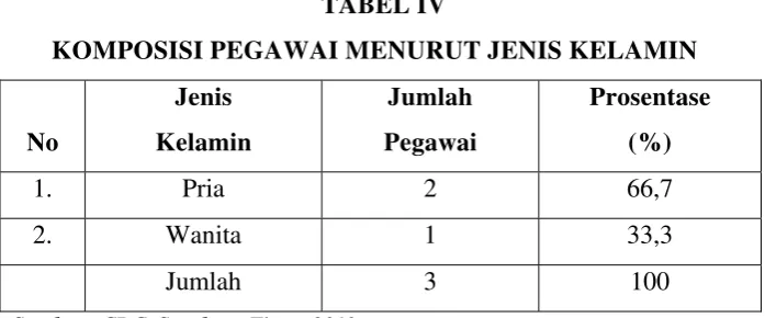 TABEL V
