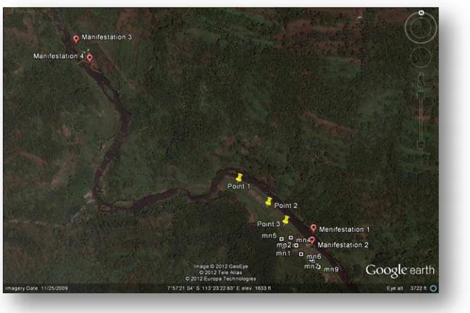 Gambar 3. (a) Citra satelit hasil analisis NDVI yang menujukkan kerapatan vegetasi penutup 