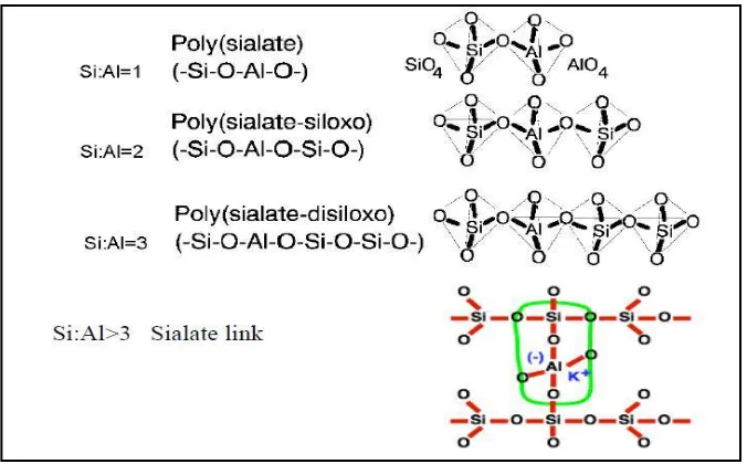 Figure 4: Chemical structures of polysialates 