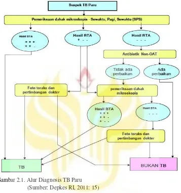 Gambar 2.1. Alur Diagngnosis TB Paru 