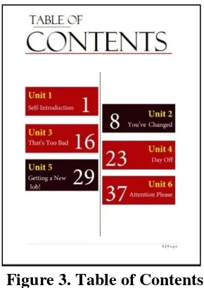 Figure 3. Table of Contents 