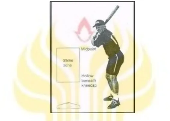 Gambar 2.1 Strike Zone, Complete Guide to  Slowpitch Softball 