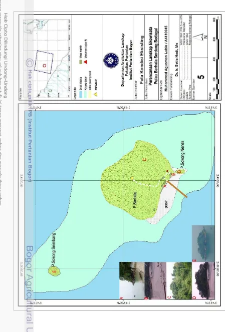 Gambar 5 Kondisi eksisting Pulau Berhala Serdang Bedagai 