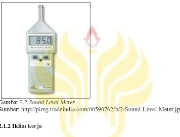 Gambar 2.2 Sound Level Meter 