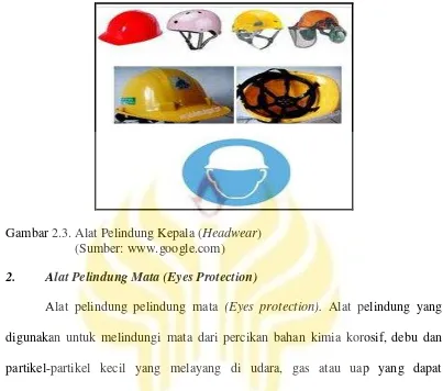 Gambar 2.4. Alat Pelindung Mata (Eyes Protection)    (Sumber: www. google.com) 