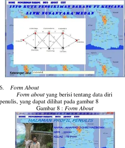 Gambar 8 : Form About 