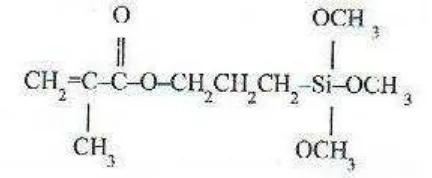 Gambar 3. 3- Methacryloxypropyltrimethoxysilane.7 