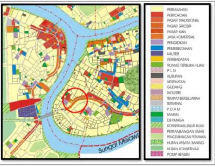 Gambar 2 :   Data dan Analisa Tapak Hotel Bisnis di Kota Sintang 