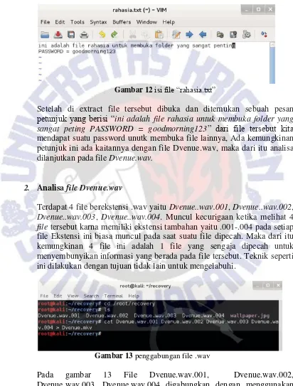 Gambar 12 isi file “rahasia.txt” 