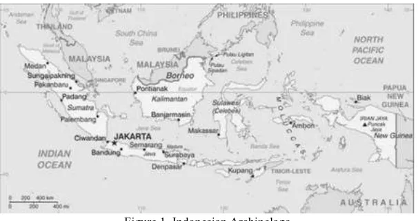 Figure 1. Indonesian Archipelago Source: The World Factbook. http://www.cia.gov, 2016 