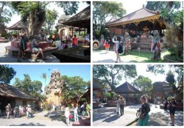 Figure 2. A variety of tourist activities in the Puri Saren Agung Ubud  