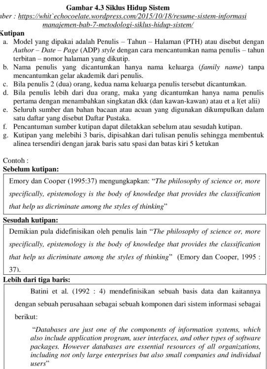 Gambar 4.3 Siklus Hidup Sistem 