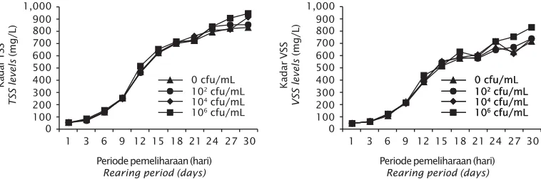 Gambar 5. Pola suhu media selama 24 jam pada awal dan akhir periode penelitianFigure 5.Dynamic pattern of water temperature in the media for 24 hours at the beginningand the end of the experiment