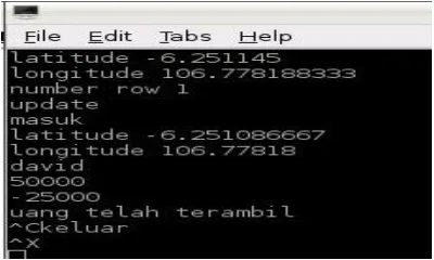 Gambar 5. Daftar hasil transaksi 