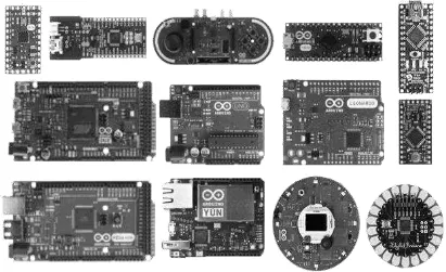Gambar 3. Jenis-jenis Arduino 