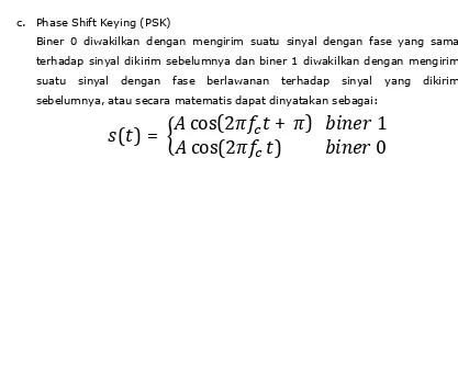 Gambar 4.9 Teknik encoding FSK 